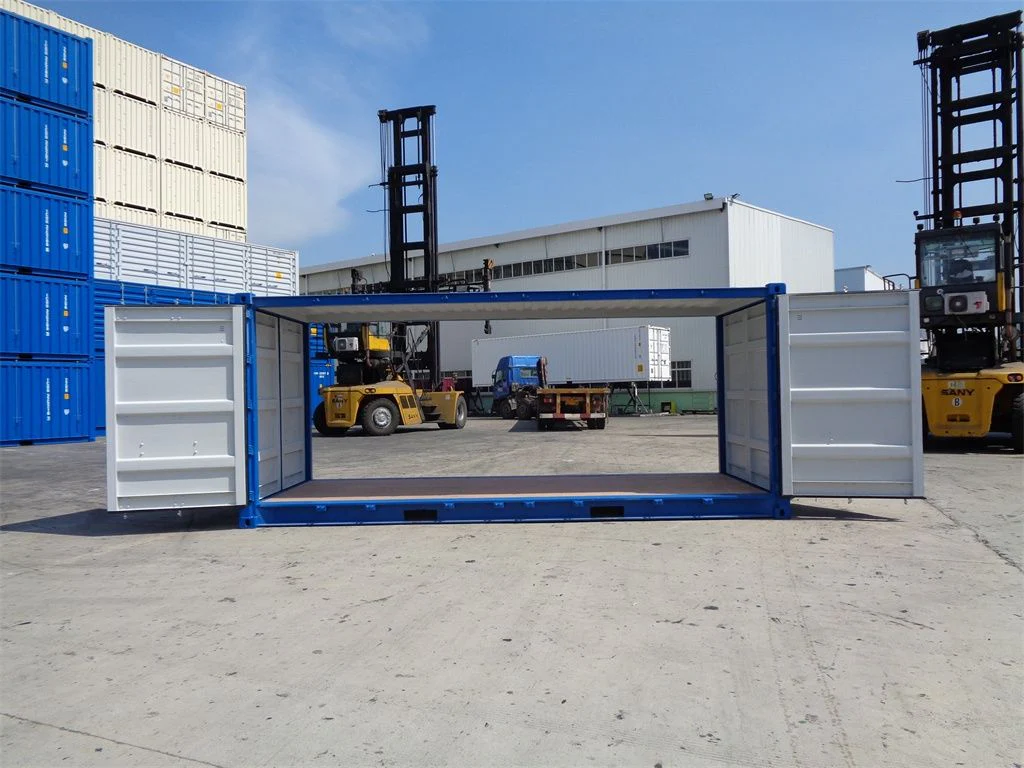 dd-maritime Conteneur 20 pieds d’expédition à double porte (côté ouvert) – Image 1