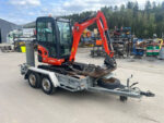 Kubota KX 019-4 + 3 Godets + Remorque – Mini-Pelle – 1,85T – Image 10