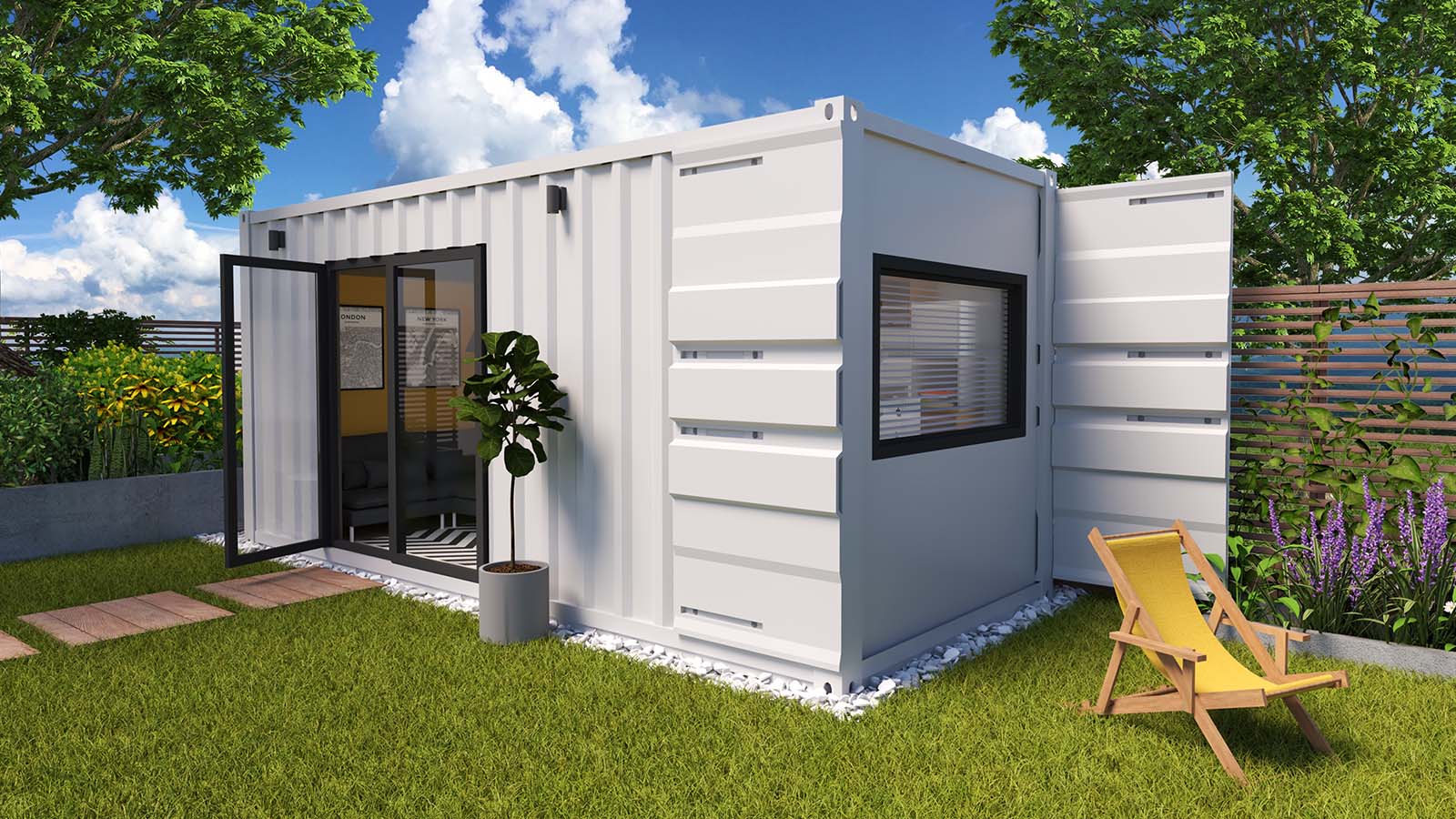 Bureau conteneur aménagé de 12 m² Bureau conteneur aménagé de 12 m², prêt à l’emploi – Image 1